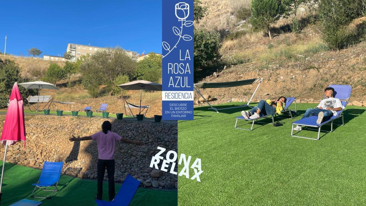 La Rosa Azul Rooms Ponferrada Bagian luar foto